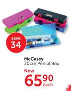 McCasey 30cm Pencil Box-Each