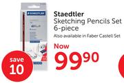 Staedtler Sketching Pencils Set 6 Piece