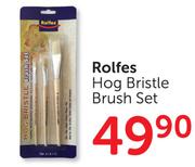 Rolfes Hog Bristle Brush Set