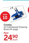 Croxley A4 Interleaved Drawing Book 24 Page-Each