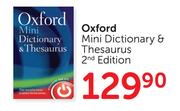 Oxford Mini Dictionary & Thesaurus 2nd Edition