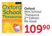 Oxford Mini School Thesaurus 2nd Edition Re-Issue