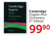 Cambridge English Mini Dictionary 2th Edition