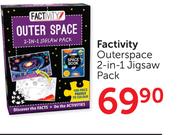 Factivity Outerspace 2 In 1 Jigsaw Pack
