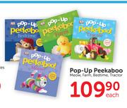 Pop Up Peekaboo Meow, Farm, Bedtime, Tractor-Each