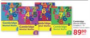 Cambridge Mental Maths Grades 1-9-Each