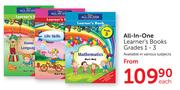 All In One Learner's Books Grades 1-3-Each