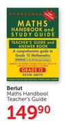 Berlut Maths Handtool Teacher's Guide