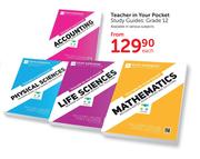 Teacher In Your Pocket Study Guides: Grade 12-Each