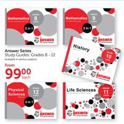 Answer Series Study Guides Grades 8-12-Each