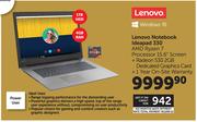 Lenovo Notebook Ideapad 330 AMD Ryzen 7 Processor 15.6" Screen