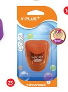 Y-Plus Sharpener 2 Hole Cleaner Polka
