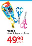 Maped Vivo Scissors 12cm-Each