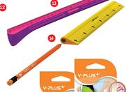 Y-Plus Ruler 30cm 4 In 1