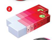 Y-Plus Eraser Neon 2 Pack