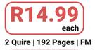Croxley A4 Counter Books 2 Quire/192 Pages/FM-Each