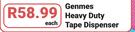 Genmes Heavy Duty Tape Dispenser-Each