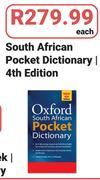 Oxford South African Pocket Dictionary 4th Edition-Each