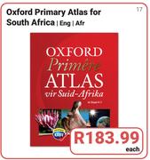 Oxford Primary Atlas For South Africa Eng/Afr-Each