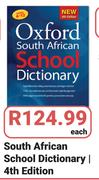 Oxford South African School Dictionary 4th Edition-Each