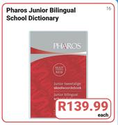 Pharos Junior Bilingual School Dictionary-Each