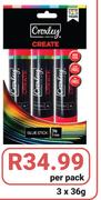 Croxley Glue Stick-3 x 36g Per Pack
