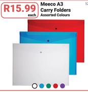 Meeco A3 Carry Folders-Each
