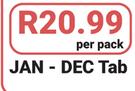 Meeco File Dividers Jan-Dec Tab-Per Pack