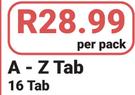 Meeco File Dividers A - Z Tab(16 Tab)-Per Pack