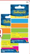 Sellonote Polypropylene Flags Neon-5's Per Pack