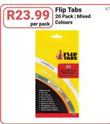 Flip Tabs-20's Per Pack
