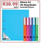 Meeco A4 2D-Ring Binder-Each