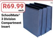 Schoolmate 3 Division Compartment Insert-Each