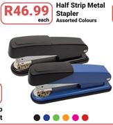 Genmes Half Strip Metal Stapler-Each