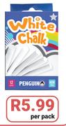 Penguin Chalk 12 Pieces White-Per Pack