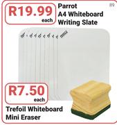 Parrot A4 Whiteboard Writing Slate-Each