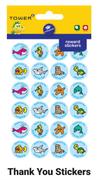 Tower Thank You Stickers-Per Pack