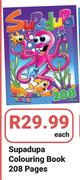 Supadupa Colouring Book 208 Pages-Each