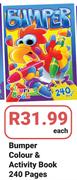 Bumper Colour & Activity Book 240 Pages-Each