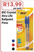 BIC Crystal Xtra Life Ballpoint Pens-PerPack