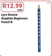 Lyra Groove Grsphite Beginners Pencil B-Each