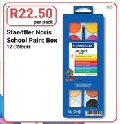 Staedtler Noris School Paint Box 12 Colours-Per Pack