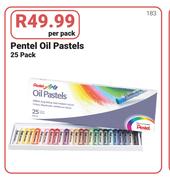 Pentel Oil Pastels-25's Per Pack