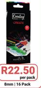 Croxley Create Oil Pastels 8mm-16's Per Pack