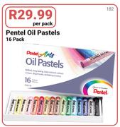 Pentel Oil Pastels-16's Per Pack