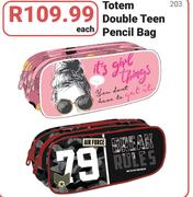 Totem Double Teen Pencil Bag-Each