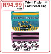 Totem Triple Flatti Pencil Bag-Each
