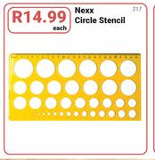 Nexx Circle Stencil-Each