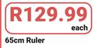 Helix T-Square Plastic 65cm Ruler-Each
