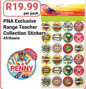 PNA Exclusive Range Teacher Collection Stickers Afrikaans-Per Pack